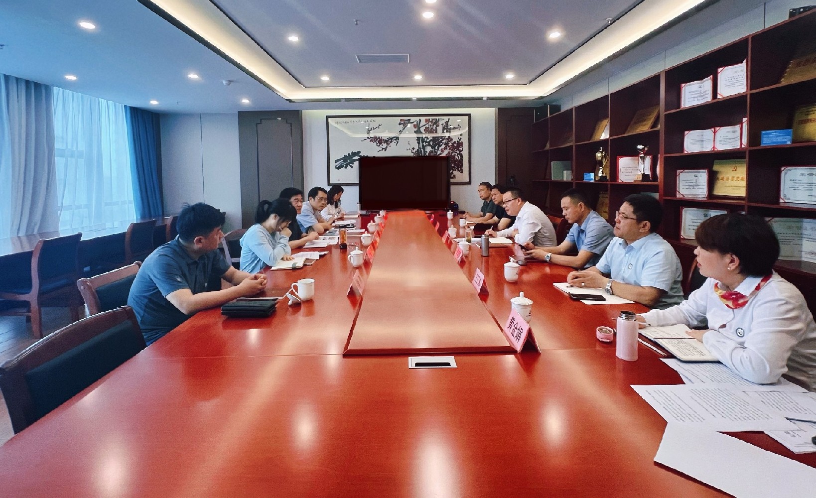 安徽省市场监管管理局产品质量安全监管处莅临协会指导工作